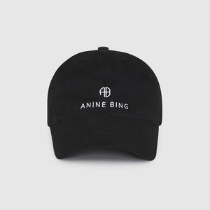 Anine Bing Jeremy Baseball Cap in Black